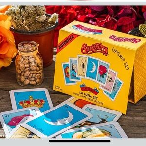 Suavecita X Lotería Liquid Lipstick Collaboration and XL Kiss Manicure Set